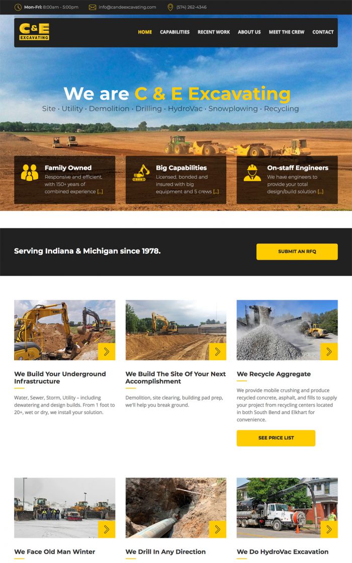 website design and development from Elkhart/Goshen, Indiana